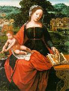 MASTER of Female Half-length Madonna and Child s oil painting reproduction